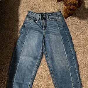 Old Navy barrel jeans!